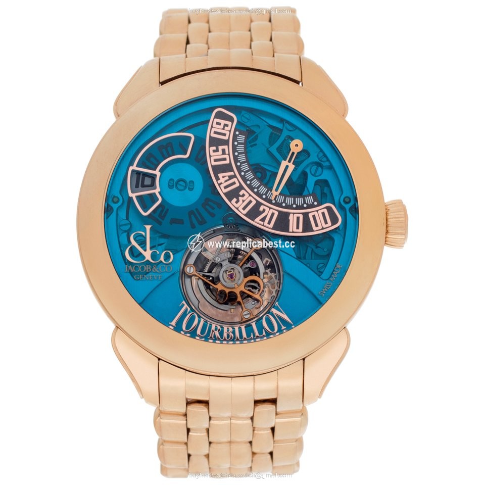 Jacob & Co. Mens watch Unisex Manual winding Rose gold 150.510.4