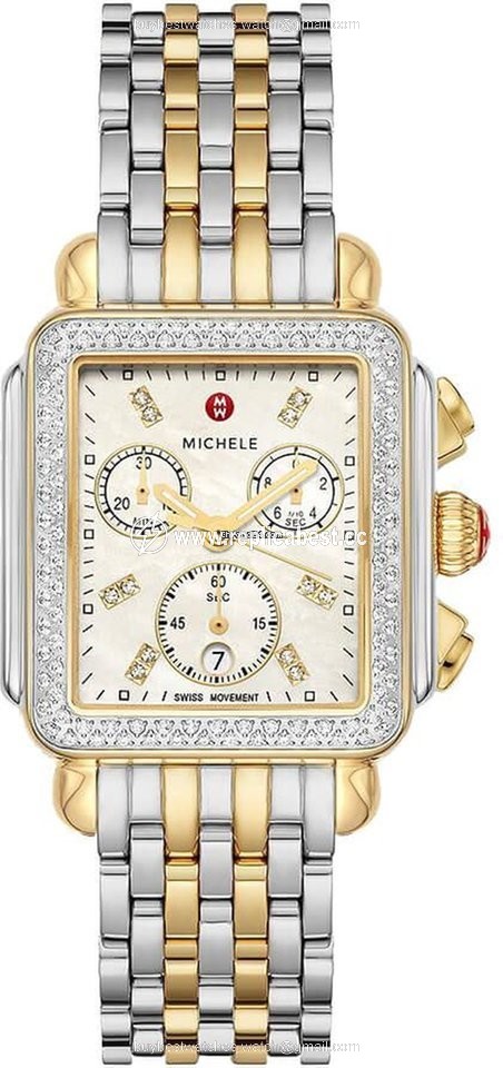 Michele Deco Womens watch Quartz Yellow gold MWW06A000776