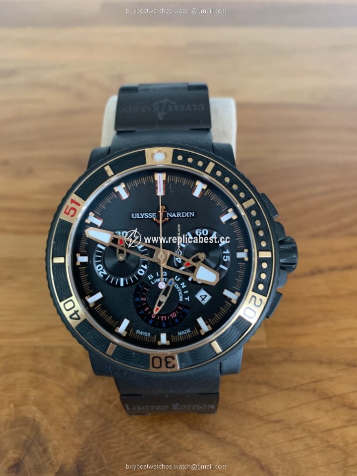 Ulysse Nardin Mens watch Unisex Automatic Steel 353-95 LE 
