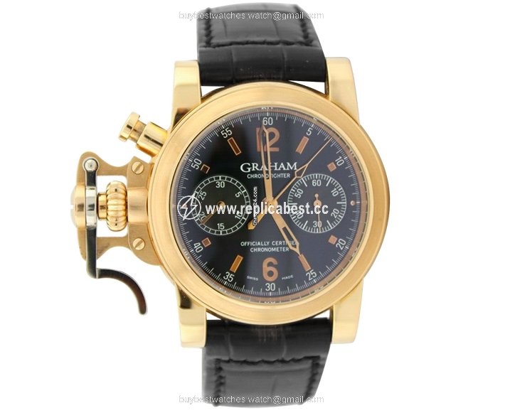 Graham Chronofighter Mens watch Unisex Automatic Rose gold 2CFAR.B10A.C54B