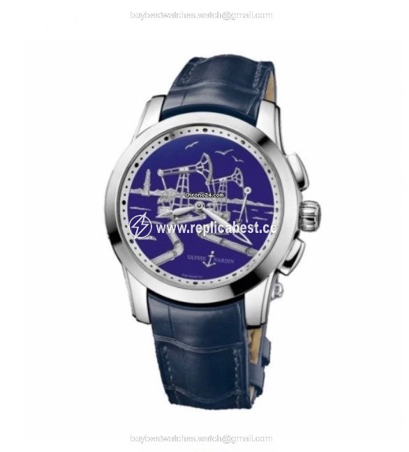 Ulysse Nardin Hourstriker Mens watch Unisex Automatic Platinum 6109-131 |3-OIL-BQ
