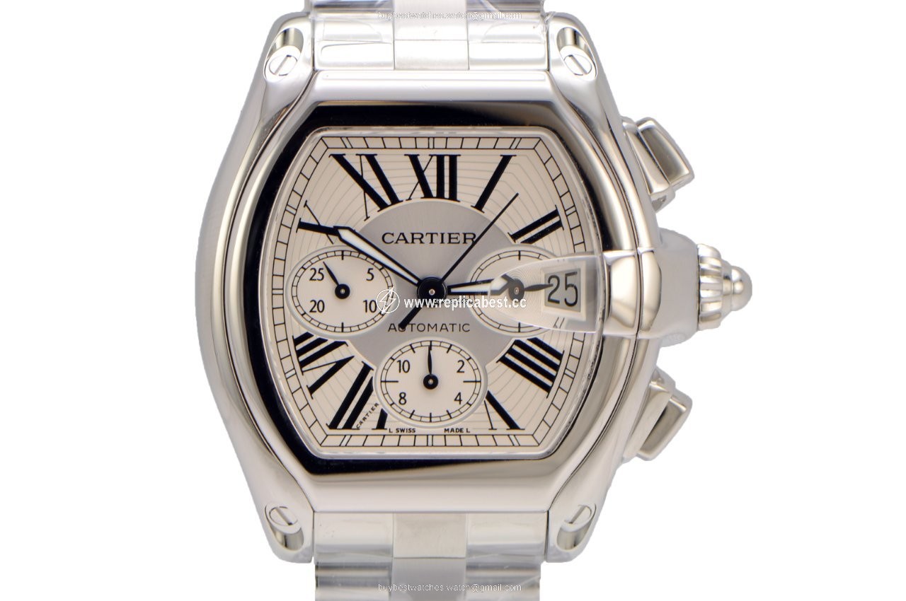 Cartier Roadster Mens watch Unisex Automatic Steel 2618 - W62019X6