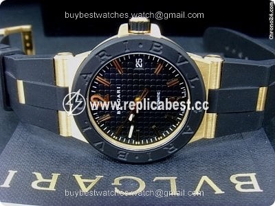 Bulgari Diagono Womens watch Automatic Yellow gold DG35BGVD