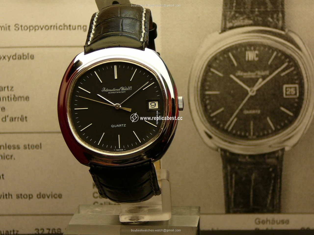 IWC Mens watch Unisex Quartz Steel 3072