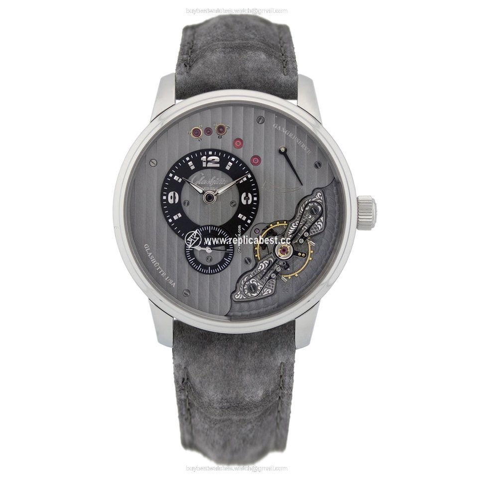 Glashutte Original PanoInverse Mens watch Unisex Manual winding Steel 1-66-06-04-22-05 or 66-06-04-22-05