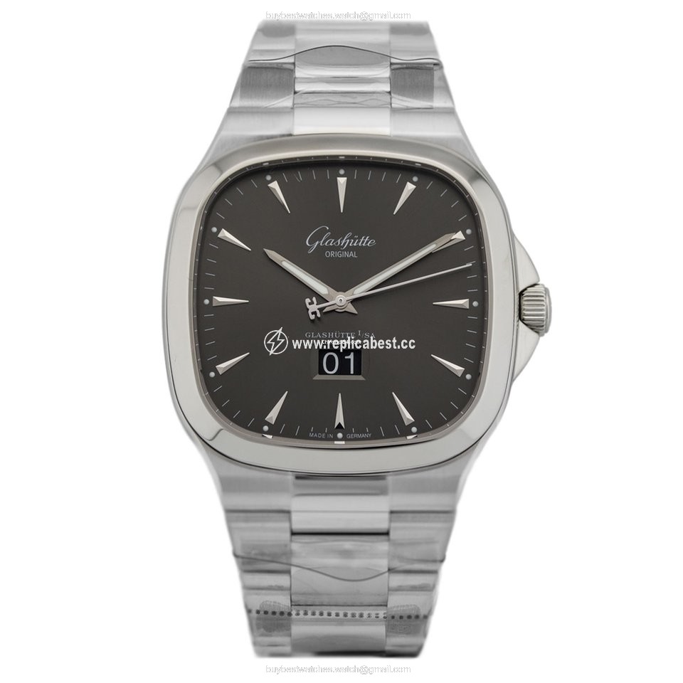 Glashutte Original Seventies Panorama Date Mens watch Unisex Automatic Steel 2-39-47-12-12-14 or 39-47-12-12-14