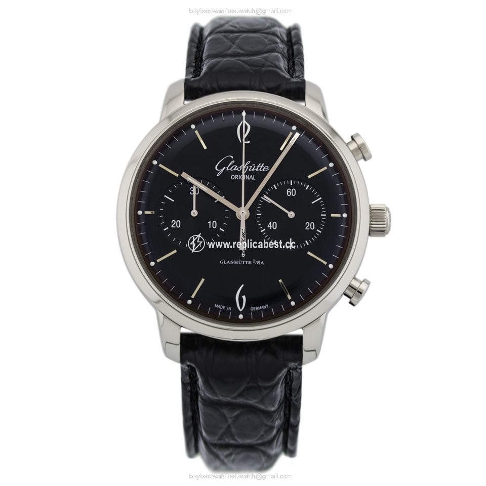 Glashutte Original Sixties Chronograph Mens watch Unisex Automatic Steel 1-39-34-02-22-04 or 39-34-02-22-04