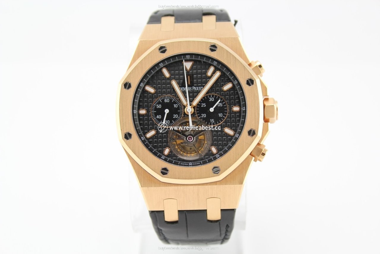 Audemars Piguet Royal Oak Tourbillon Mens watch Unisex Automatic Rose gold 25977OR.OO.D002CR.01