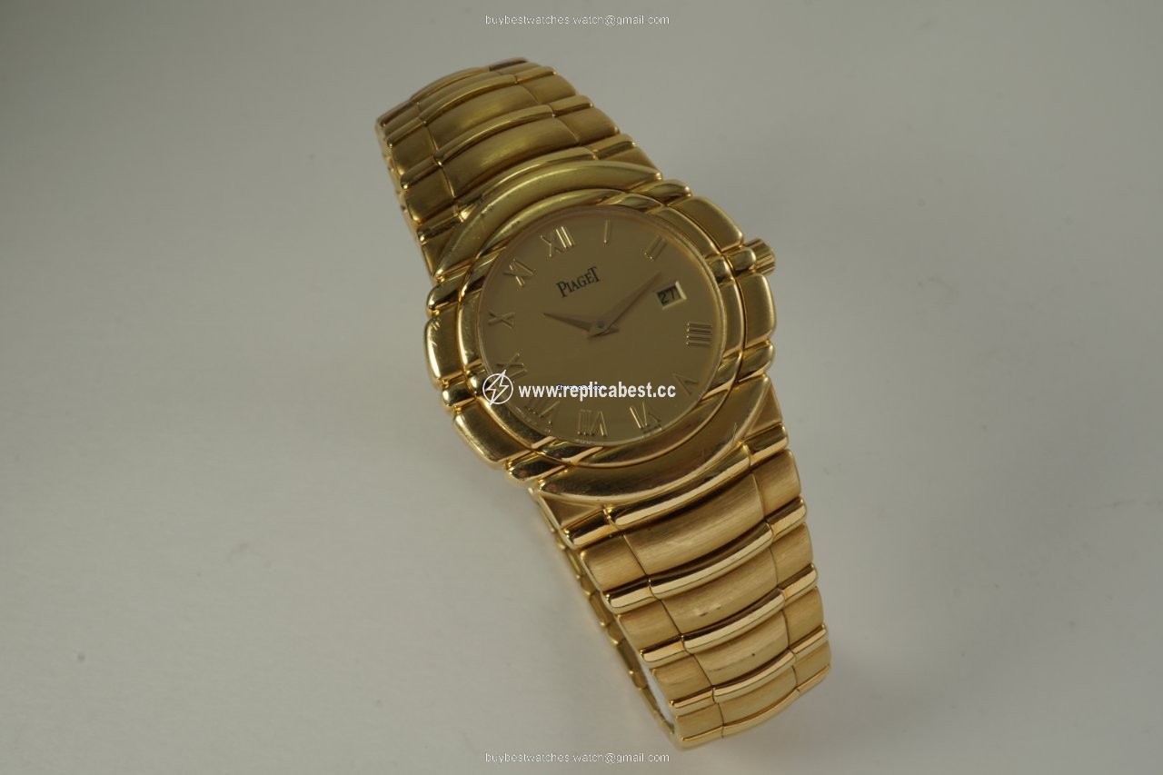 Piaget Tanagra Mens watch Unisex Quartz Yellow gold 17141 M411D