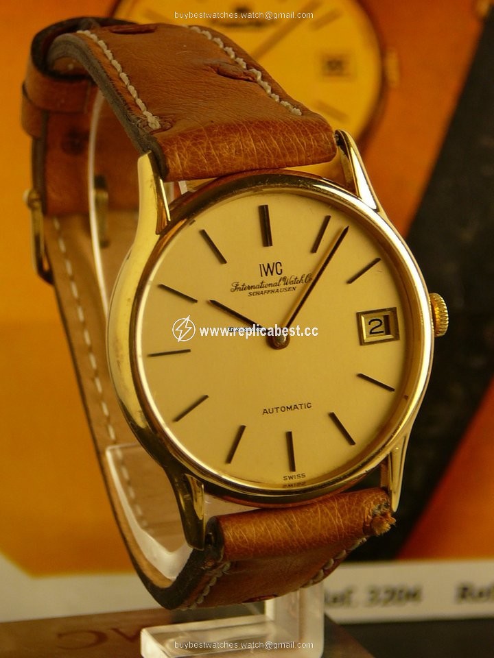 IWC Mens watch Unisex Automatic Yellow gold 3204