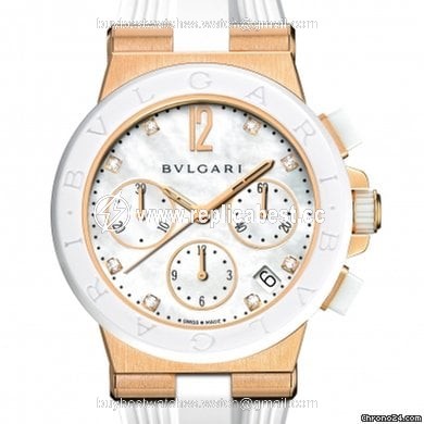 Bulgari Diagono Womens watch Automatic Rose gold DGP37WGCVDCH 8