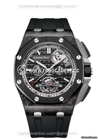 Audemars Piguet Royal Oak Offshore Tourbillon Chronograph Mens watch Unisex Automatic Carbon 26550AU.OO.A002CA.01