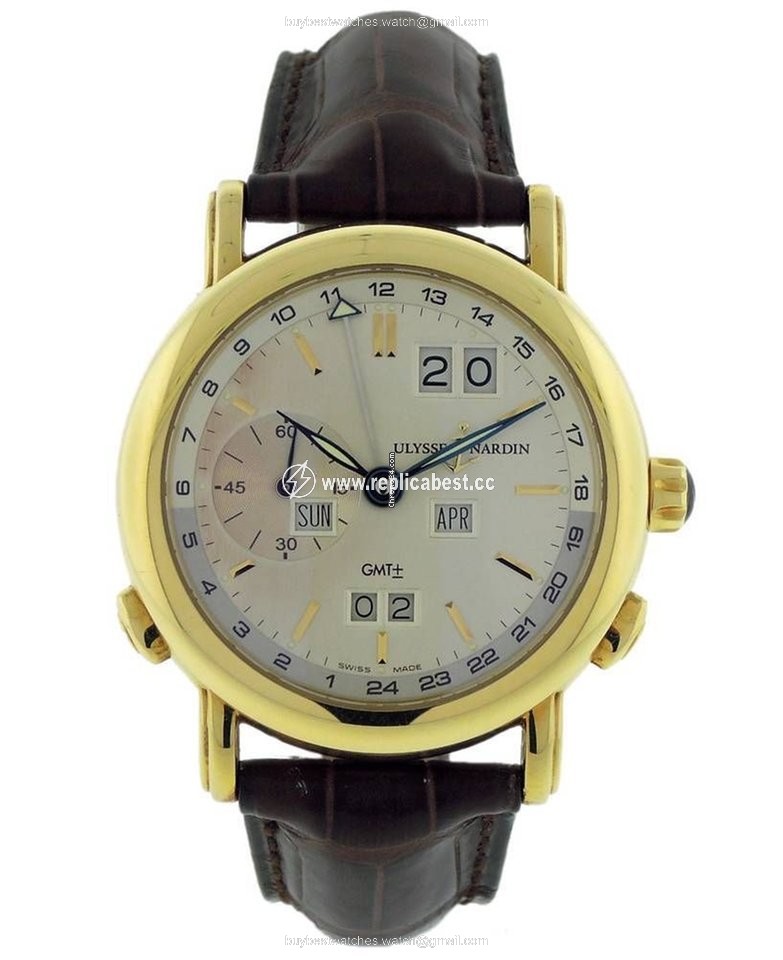 Ulysse Nardin GMT + - Perpetual Mens watch Unisex Automatic Yellow gold 321-22-31