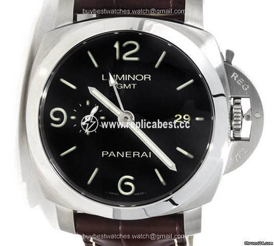 Panerai Luminor 1950 3 Days GMT Automatic Mens watch Unisex Automatic Steel PAM00320