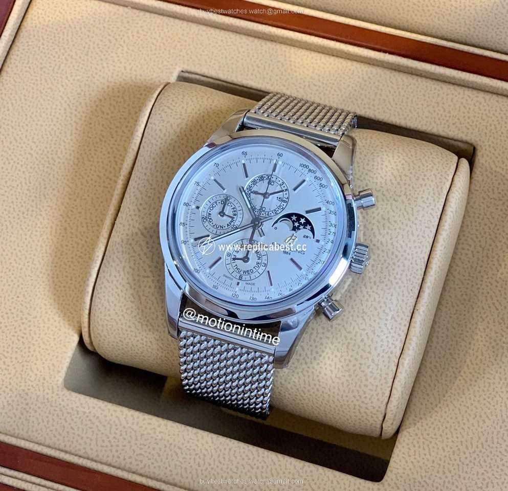 Breitling Transocean Chronograph 1461 Mens watch Unisex Automatic Steel A1931012 G750