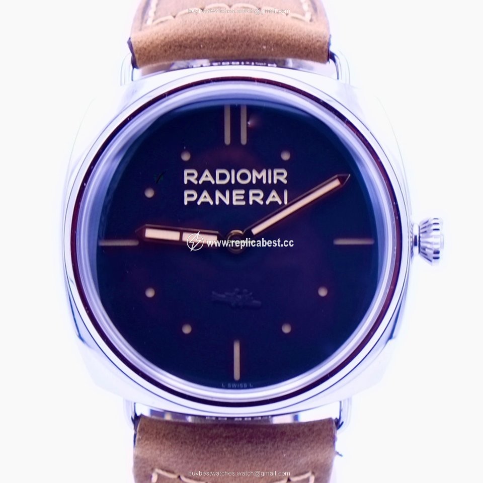 Panerai Radiomir 3 Days 47mm Mens watch Unisex Manual winding Steel PAM 425