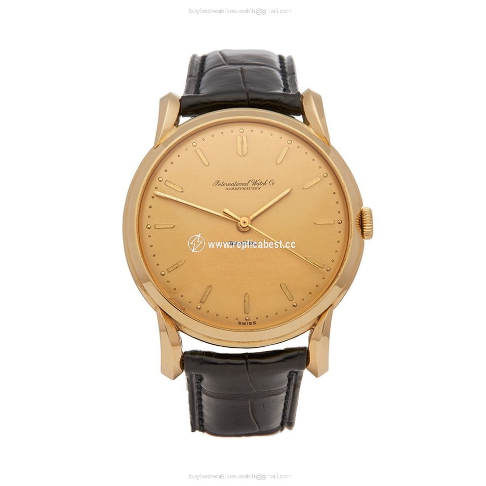 IWC Mens watch Unisex Manual winding Yellow gold Cal.89