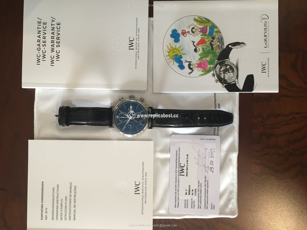 IWC Portofino Chronograph Mens watch Unisex Automatic Steel 3910