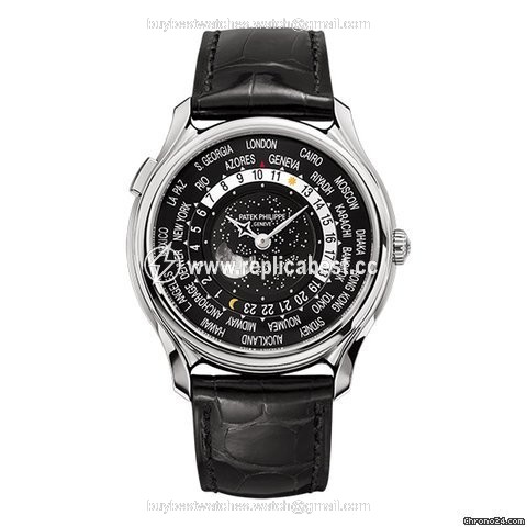 Patek Philippe World Time Mens watch Unisex Automatic White gold 5575G 5575G-001