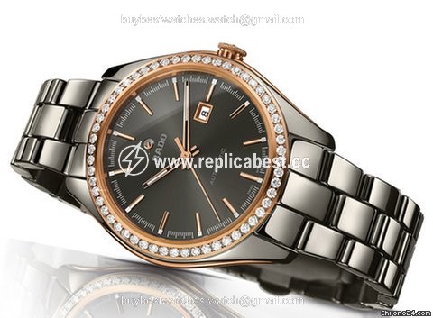 Rado HyperChrome Diamonds Womens watch Automatic Ceramic R32523102