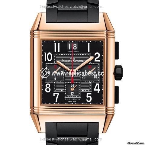 Jaeger-LeCoultre Reverso Squadra Chronograph GMT Mens watch Unisex Automatic Rose gold Q7012671