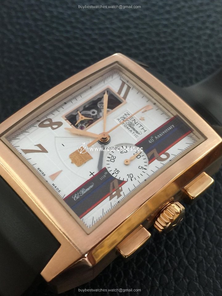 Zenith Mens watch Unisex Automatic Rose gold 18 0550 4021