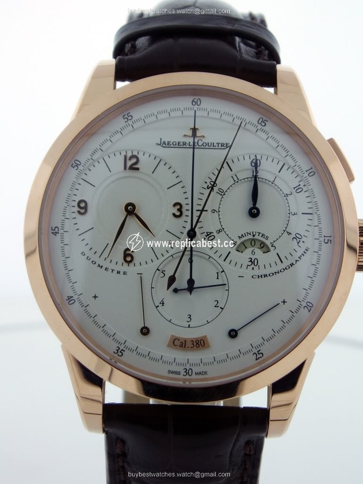 Jaeger-LeCoultre Duometre Mens watch Unisex Manual winding Rose gold 601.24.20