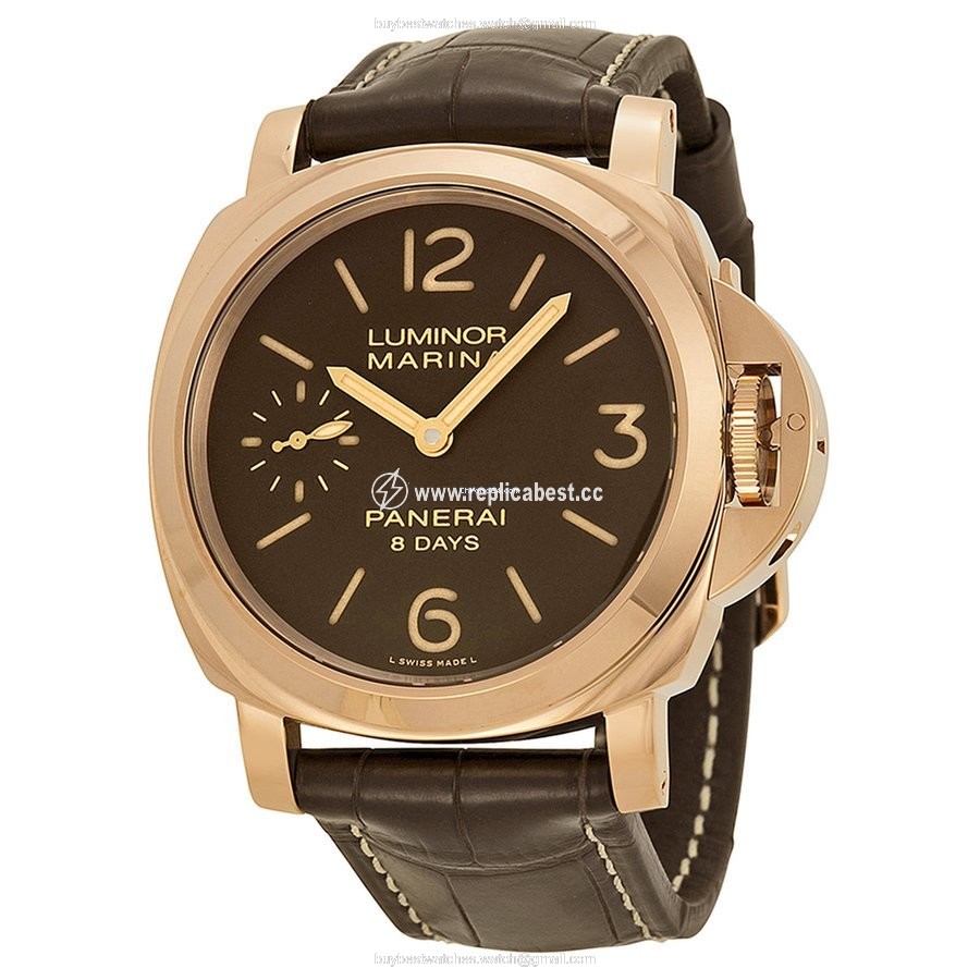 Panerai Luminor Marina 8 Days Mens watch Unisex Manual winding Rose gold PAM00511