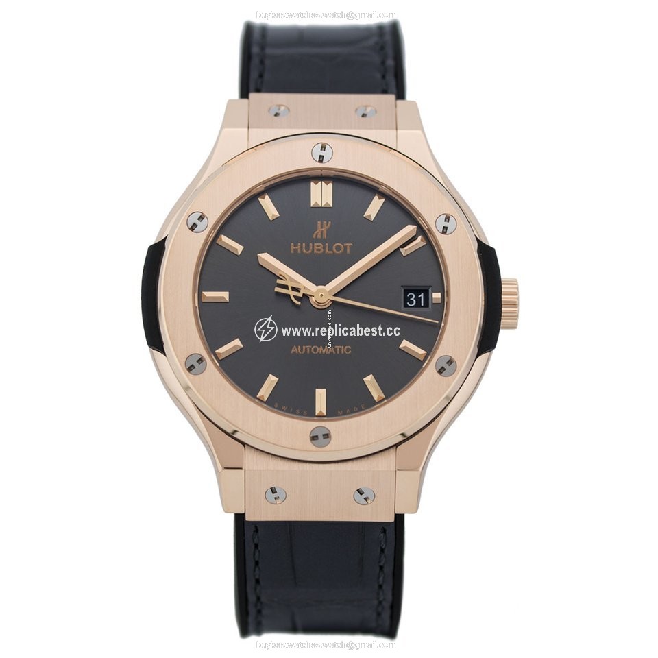 Hublot Classic Fusion Racing Grey Mens watch Unisex Automatic Rose gold 565.OX.7081.LR