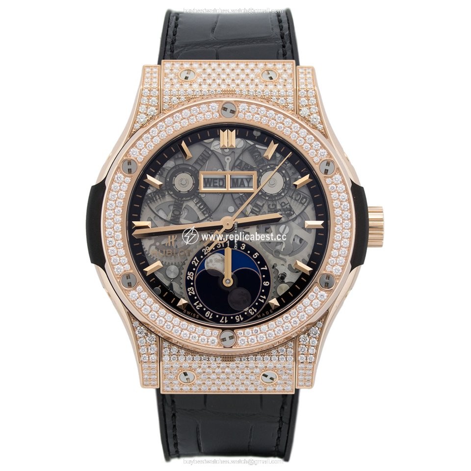 Hublot Classic Fusion Aerofusion Mens watch Unisex Automatic Rose gold 547.OX.0180.LR.1704