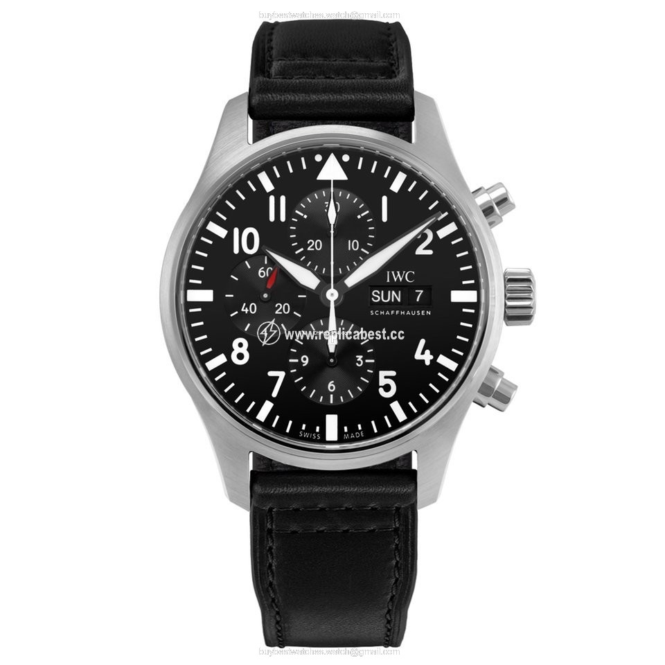IWC Pilot Chronograph Mens watch Unisex Manual winding Steel IW377709