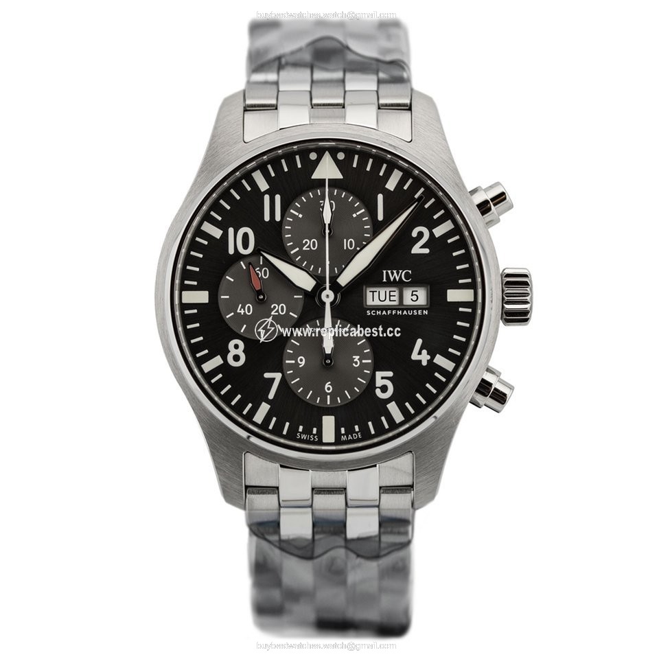 IWC Pilot Spitfire Chronograph Mens watch Unisex Automatic Steel IW377719