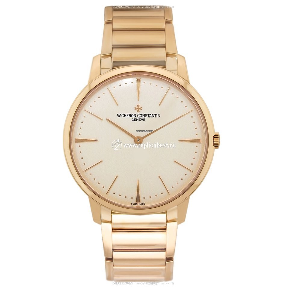 Vacheron Constantin Patrimony Mens watch Unisex Manual winding Rose gold 81180 CB1R-9159