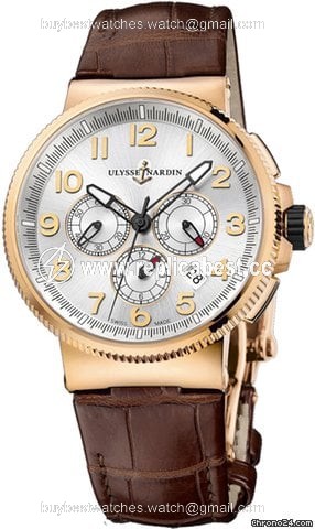 Ulysse Nardin Marine Chronograph Mens watch Unisex Automatic Rose gold 1506-150.61