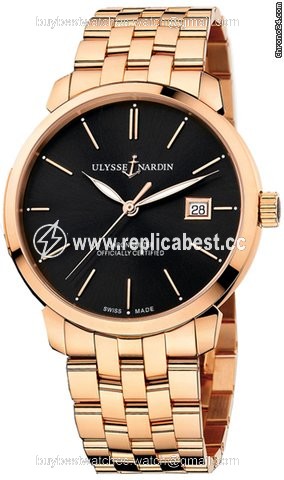 Ulysse Nardin San Marco Mens watch Unisex Automatic Rose gold 8156-111-8-92