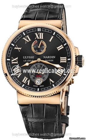 Ulysse Nardin Marine Chronometer Manufacture Mens watch Unisex Automatic Rose gold 1186-126.42