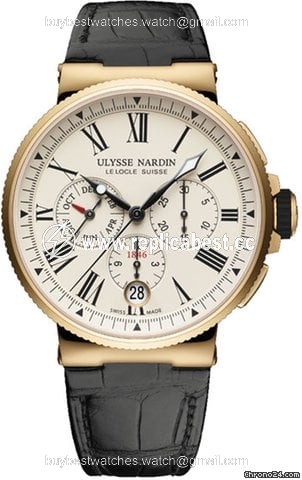 Ulysse Nardin Marine Chronograph Mens watch Unisex Automatic Rose gold 1532-150-40