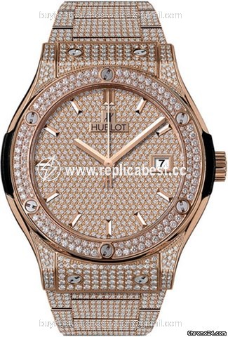 Hublot Classic Fusion 45, 42, 38, 33 mm Mens watch Unisex Automatic Rose gold 542.OX.9010.OX.3704