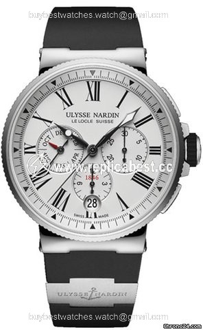 Ulysse Nardin Marine Chronograph Mens watch Unisex Automatic Steel 1533-150-3-40