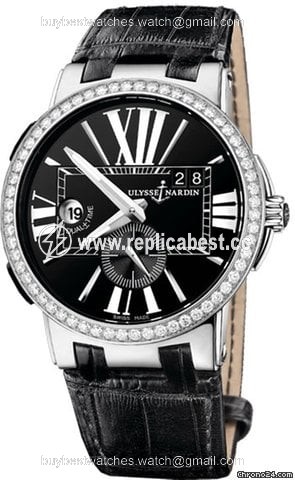 Ulysse Nardin Executive Dual Time Mens watch Unisex Automatic Steel 243-00B-42