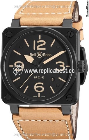 Bell & Ross BR 03 Mens watch Unisex Automatic Steel BR03-92HERITAGE