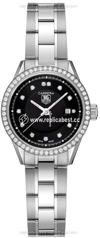 TAG Heuer Carrera Lady Womens watch Quartz Steel WV1412.BA0793