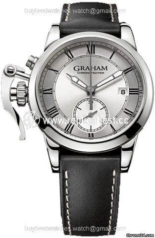 Graham Chronofighter 1695 Mens watch Unisex Automatic Silver 2CXAY.S05A