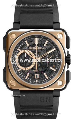 Bell & Ross BR-X1 Mens watch Unisex Automatic Rose gold BRX1-CE-PG