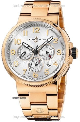 Ulysse Nardin Marine Chronograph Mens watch Unisex Automatic Rose gold 1506-150-8M.61