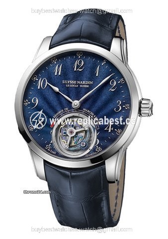 Ulysse Nardin Classic Ulysse Anchor Tourbillon Mens watch Unisex Manual winding White gold 1780-133 E3