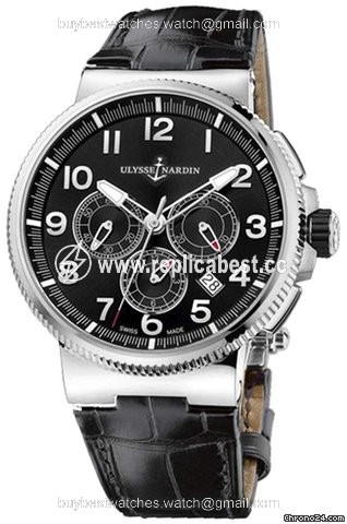 Ulysse Nardin Marine Chronograph Mens watch Unisex Automatic Steel 1503-150-62