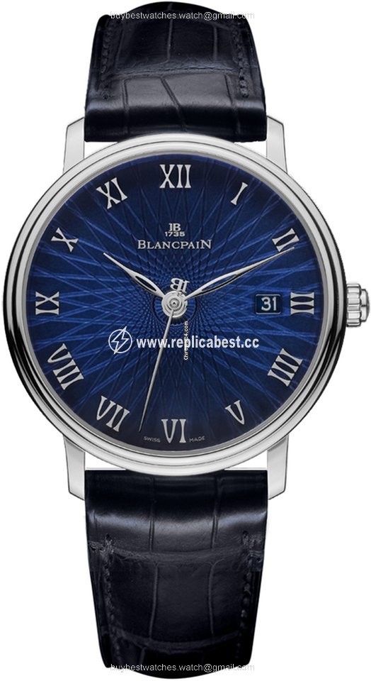 Blancpain Villeret Ultra-Slim Mens watch Unisex Automatic White gold 6223c-1529-55a