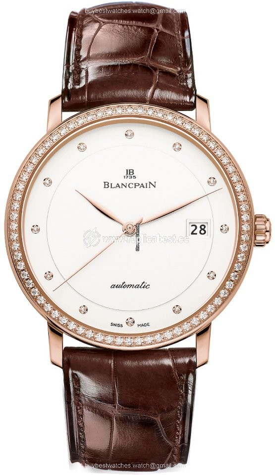 Blancpain Villeret Ultra-Slim Mens watch Unisex Automatic Rose gold 6223-2987-55b