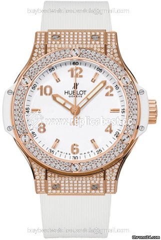 Hublot Big Bang 38 mm Womens watch Quartz Rose gold 361.pe.2010.rw.1704